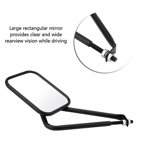 Door-less Shake-proof Side Rear View Mirror for Jeep Wrangler TJ JK JKU CJ 97-17 Qiilu Rectangular Rearview Mirrors Door-less Shake-proof Side Rear View Mirror for Jeep Wrangler TJ JK JKU CJ 97-17 Qiilu Rectangular Rearview Mirrors